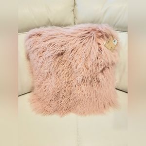 NWT Real 100% Lambs Wool toss pillow